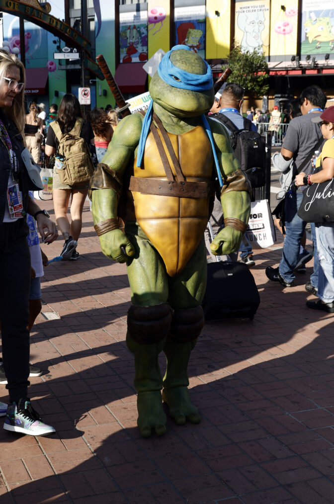 'Teenage Mutant Ninja Turtle' Leonardo cosplay at San Diego Comic-Con 2024