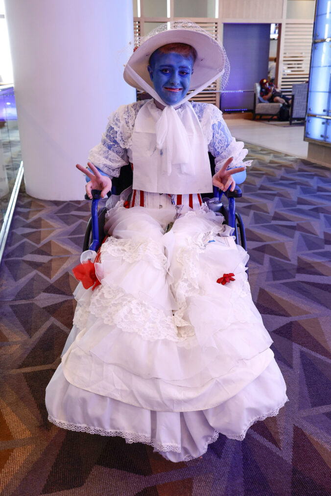 A cosplayer attends the 2024 Comic-Con International: San Diego on July 25, 2024 in San Diego, California.