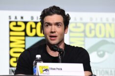 Ethan Peck attends the 'Star Trek' panel at SDCC 2024