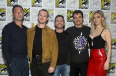 Ebon Moss-Bachrach, Joseph Quinn, Matt Shakman, Pedro Pascal, and Vanessa Kirby for 'The Fantastic Four: First Steps' at SDCC 2024