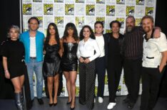 Florence Pugh, Lewis Pullman, Geraldine Viswanathan, Hannah John-Kamen, Julia Louis-Dreyfus, Jake Schreier, Sebastian Stan, David Harbour, and Wyatt Russell from 'Thunderbolts' at SDCC 2024