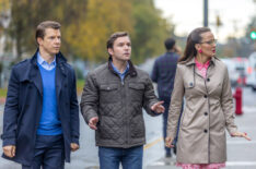 Crystal Lowe, Eric Mabius, Geoff Gustafson in 'Signed, Sealed, Delivered: Higher Ground'