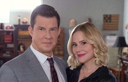 Eric Mabius and Kristin Booth in 'Signed, Sealed, Delivered: A Tale of Three Letters'