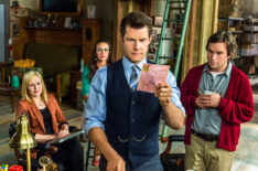 Kristin Booth, Crystal Lowe, Eric Mabius, Geoff Gustafson in 'Signed, Sealed, Delivered' series