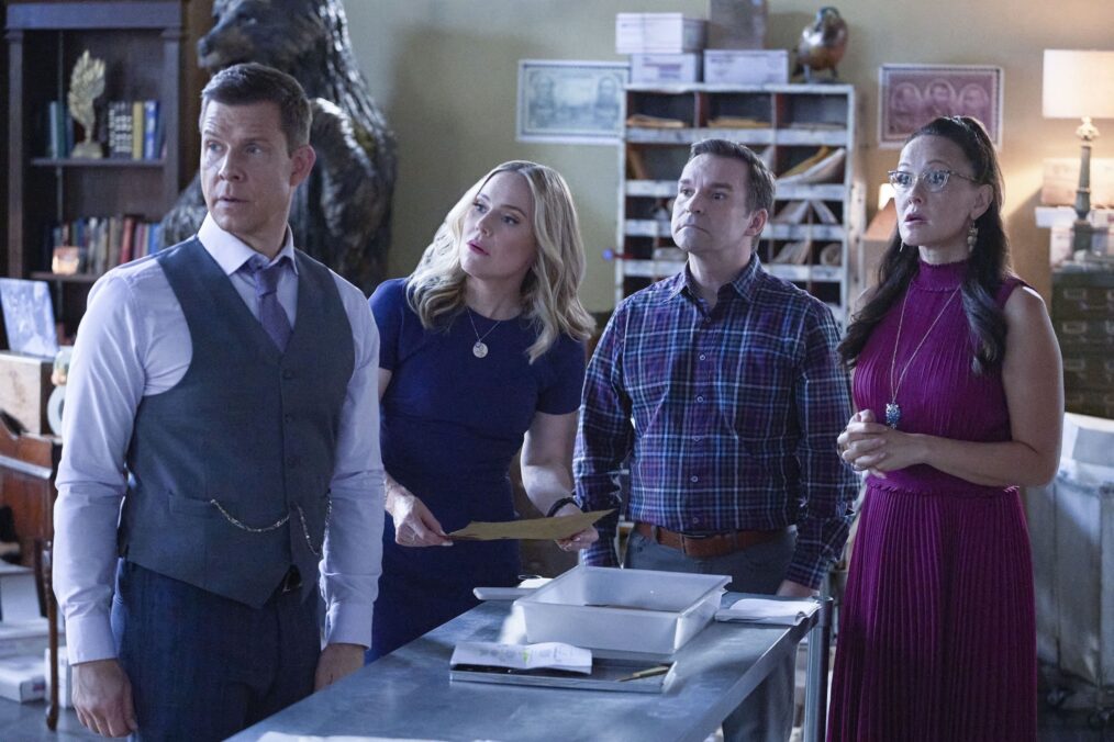 Eric Mabius, Kristin Booth, Geoff Gustafson, Yan-Kay Crystal Lowe in 'Signed, Sealed, Delivered: The Vows We Have Made'