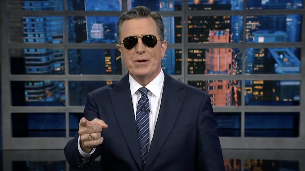 Stephen Colbert on The Late Show