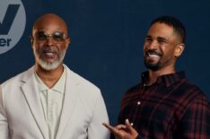 'Poppa's House' stars Damon Wayans and Damon Wayans Jr. in TV Insider's portrait studio at TCA Summer 2024