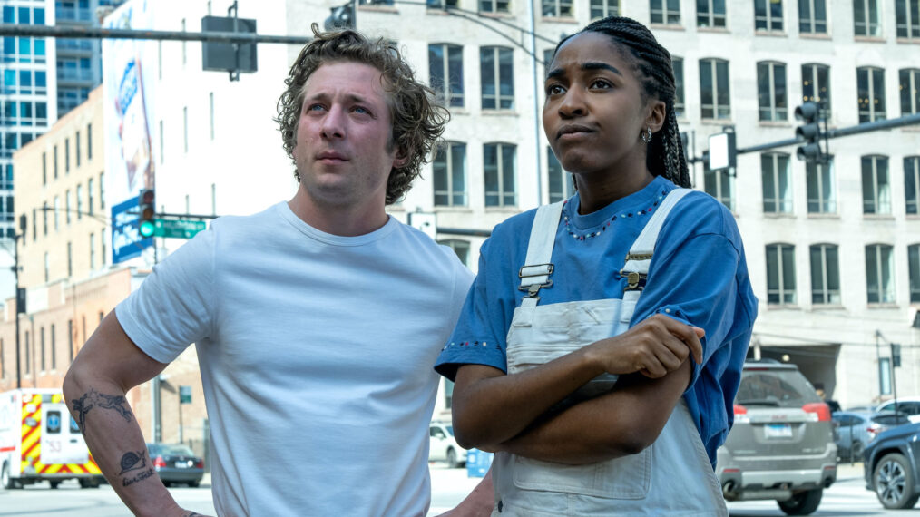 Jeremy Allen White and Ayo Edebiri in 'The Bear'