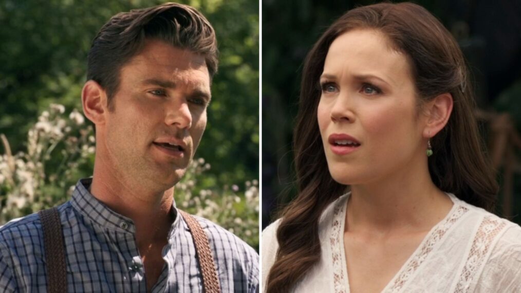 Kevin McGarry and Erin Krakow in 'When Calls the Heart' Season 8 Episode 2