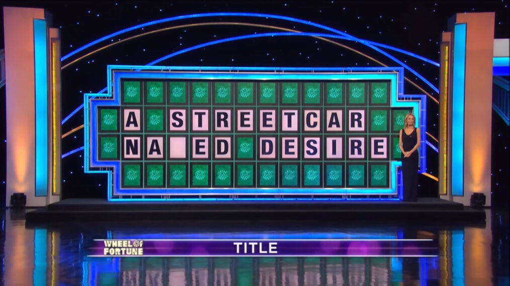 'Wheel of Fortune' 'Streetcar' fail