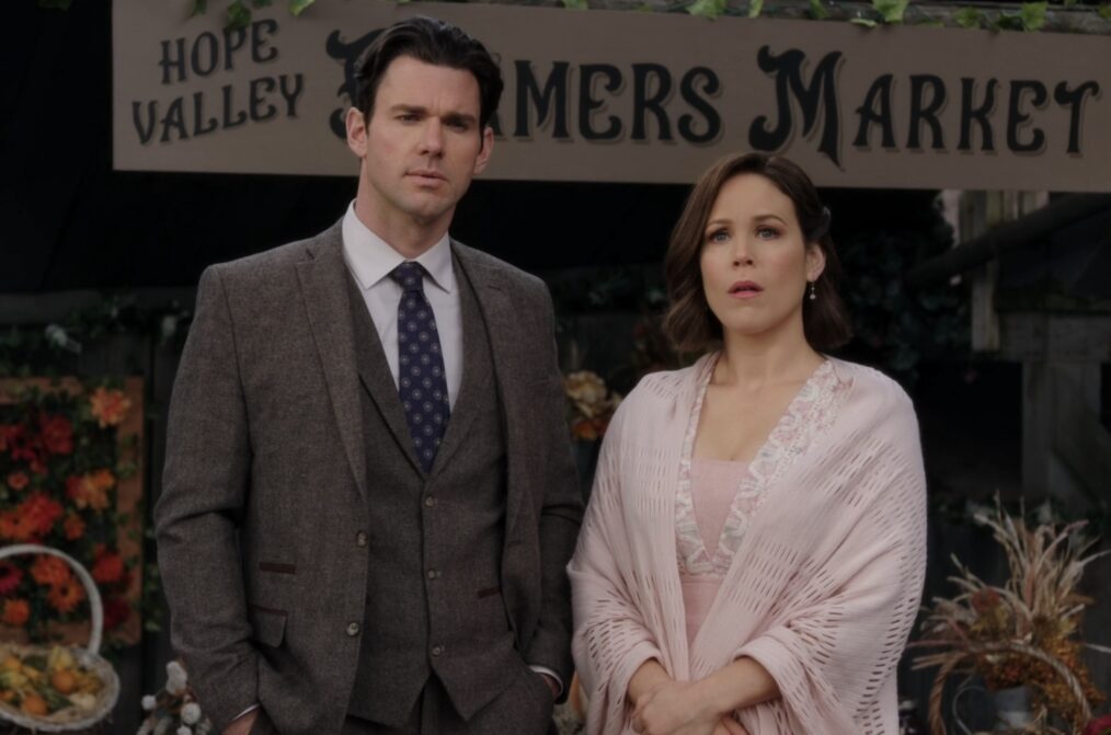 Kevin McGarry as Nathan and Erin Krakow as Elizabeth in 'When Calls the Heart' Season 11 Episode 12