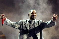 Will Smith performs onstage during the 2024 BET Awards