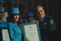 Bárbara Mori and Christian Tappán in 'Women in Blue' Season 1 Episode 1