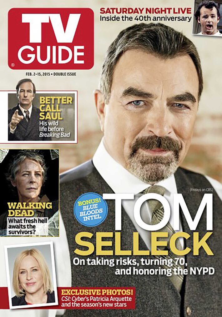 TV Guide cover Tom Selleck