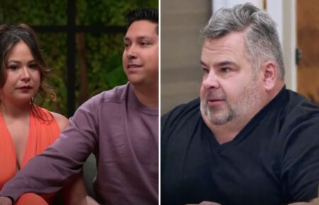 Liz Woods, Jayson Zuniga and Big Ed Brown during the '90 Day Fiance: Happily Ever After?' Season 8 tell all