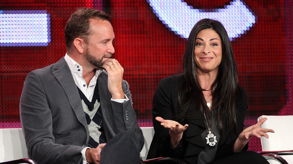 PASADENA, CA - JANUARY 14: Stylists Clinton Kelly (L) and Stacy London of 