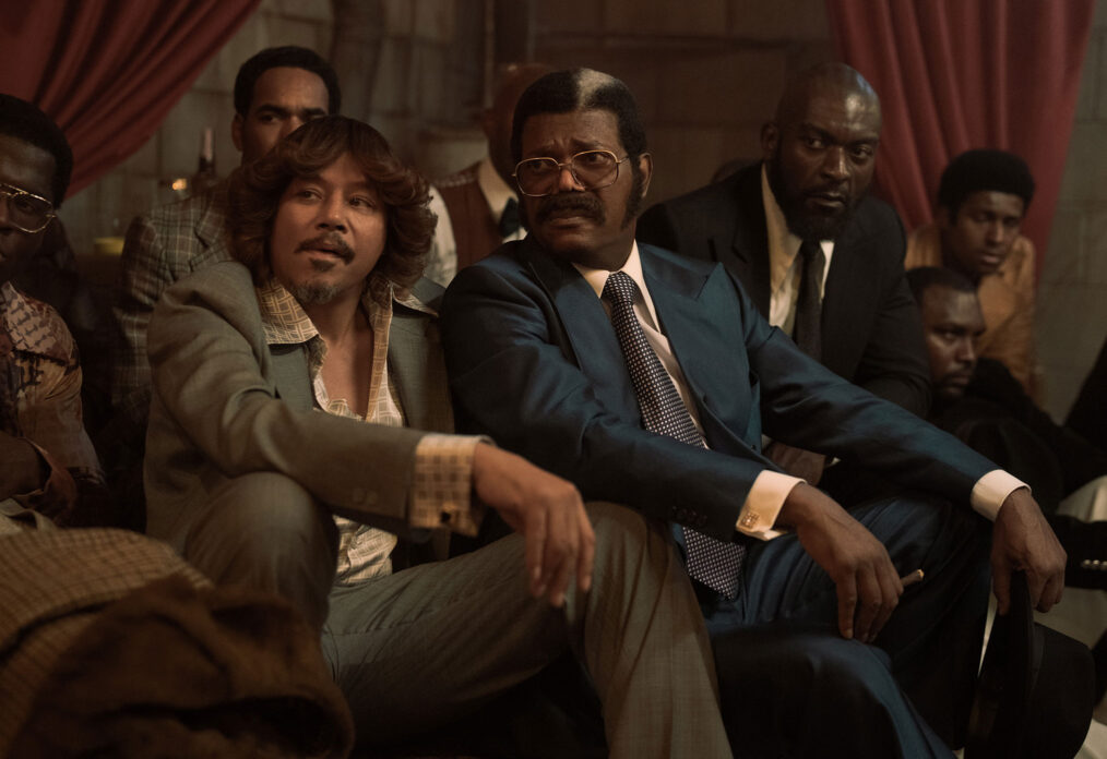 Terrence Howard as Cadillac Richie, Samuel L. Jackson as Frank Moten, Michael James Shaw as Lamar of Fight Night: The Million Dollar Heist