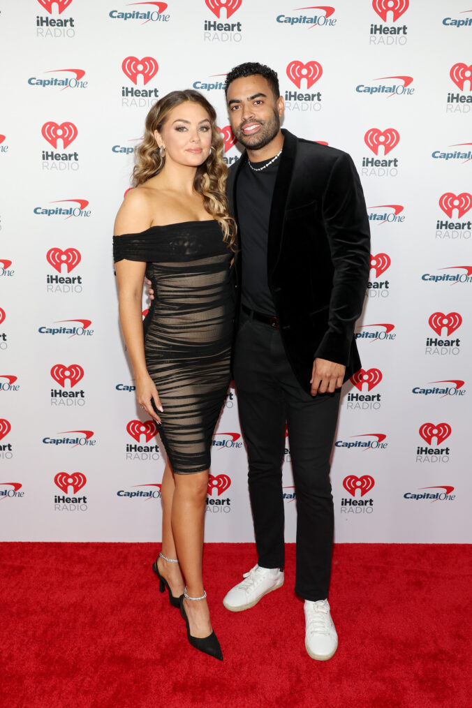 Susie Evans and Justin Glaze at the iHeartRadio 102.7 KIIS FM's Jingle Ball