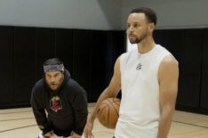 Adam Pally as Danny, Stephen Curry as himself in 'Mr. Throwback'