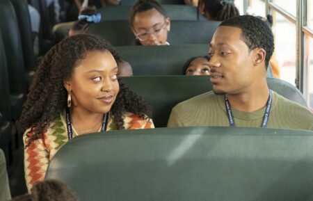 Quinta Brunson and Tyler James Williams in 'Abbott Elementary'