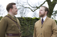 Tristan Farnon (Callum Woodhouse), Siegfried Farnon (Samuel West) in 'All Creatures Great and Small' Season 5