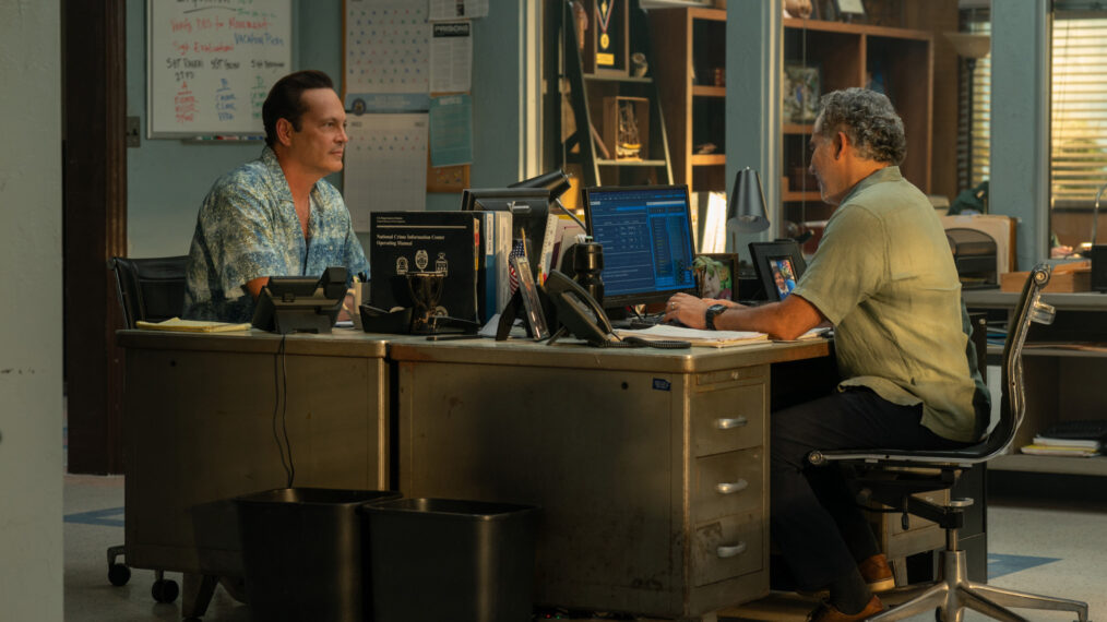 Vince Vaughn and John Ortiz in 'Bad Monkey' Season 1 Episode 4