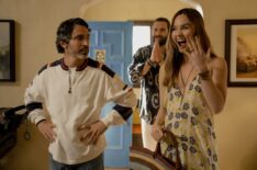 Chris Messina, Tom Bateman, and Liana Liberato for 'Based on a True Story' Season 2