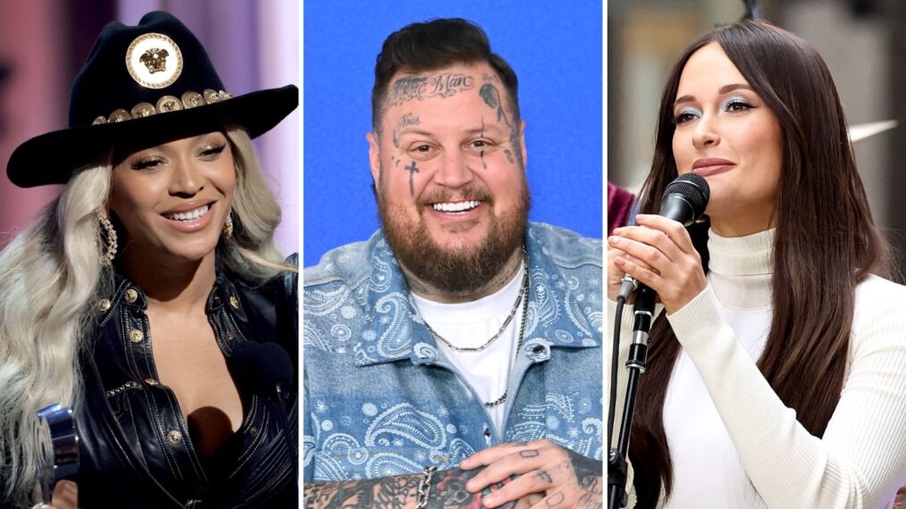 Beyonce Knowles, Jelly Roll, and Kacey Musgraves