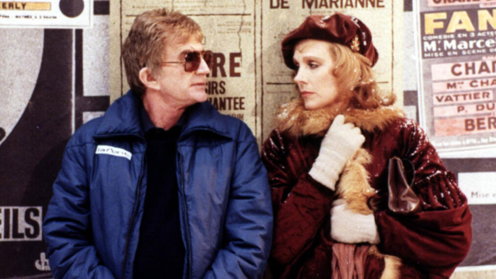 Blake Edwards and Julie Andrews on set of 'Victor/Victoria' in 1982