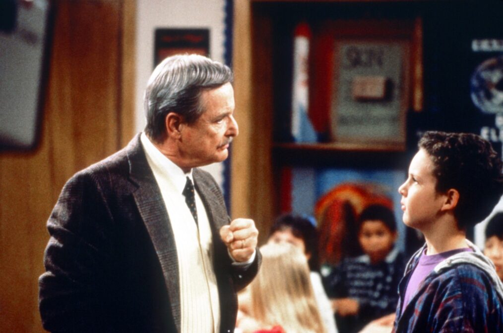 William Daniels and Ben Savage in 'Boy Meets World'