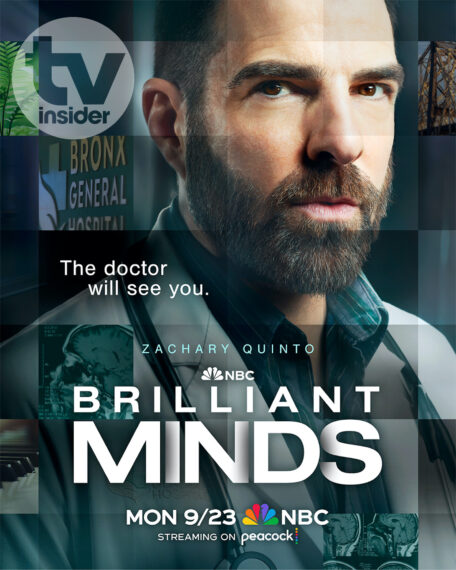 Zachary Quinto in 'Brilliant Minds' poster