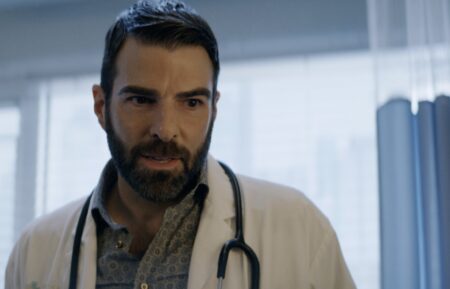 Zachary Quinto as Dr. Wolf in 'Brilliant Minds'