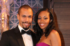 Bryton James (Devon Hamilton) and Mishael Morgan (Hilary Hamilton) on 'The Young and the Restless'