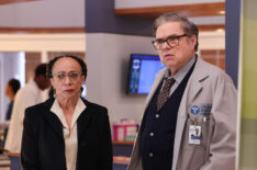 S. Epatha Merkerson as Sharon Goodwin, Oliver Platt as Dr. Daniel Charles in 'Chicago Med'