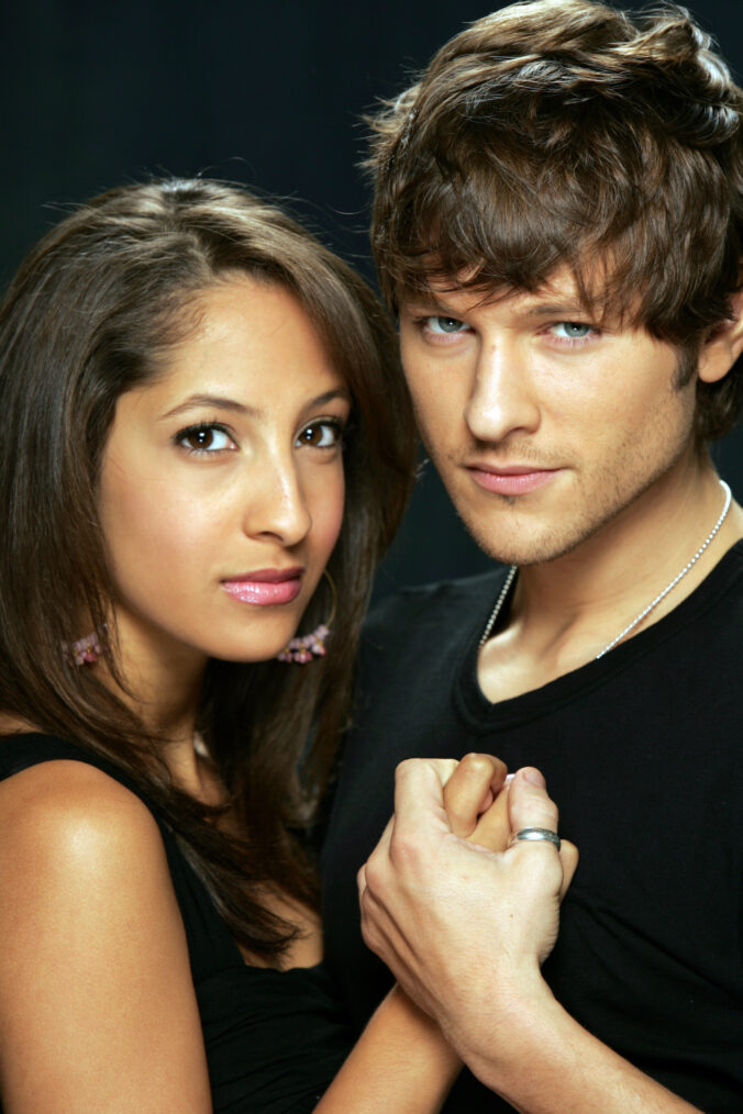 Christel Khalil and Michael Graziadei as Lily and Daniel on 'The Young and the Restless'