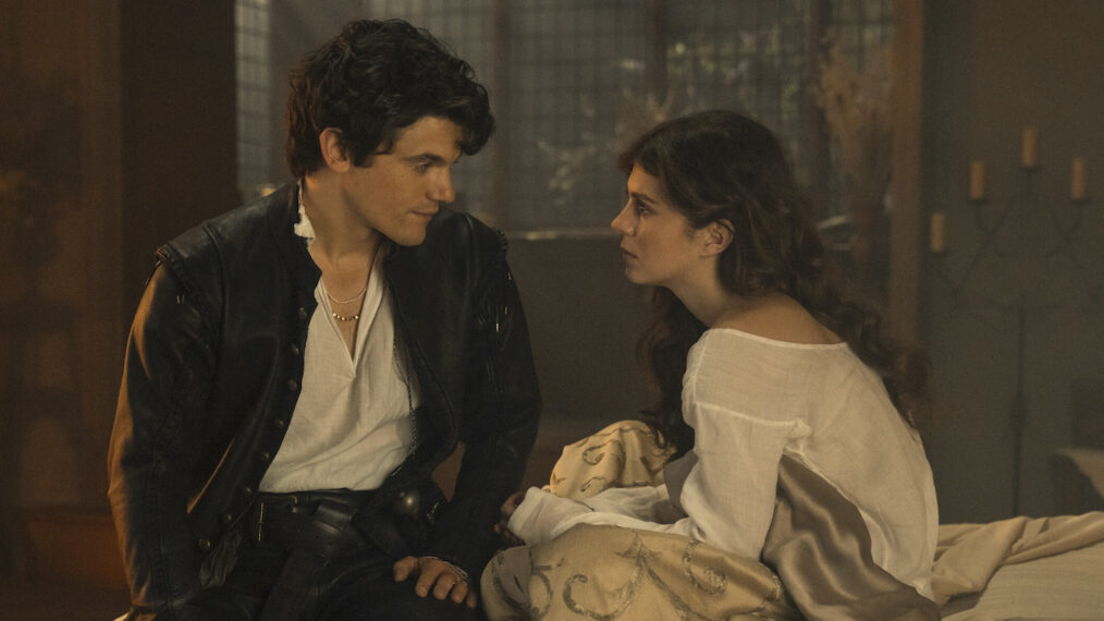 Edward Bluemel and Emily Bader in 'My Lady Jane' Season 2