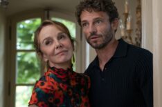 Philippine Leroy-Beaulieu as Sylvie Grateau, Arnaud Binard as Laurent G in episode 306 of 'Emily in Paris'