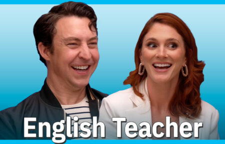 Brian Jordan Alvarez and Stephanie Koenig from 'English Teacher'