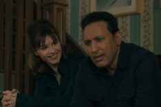 Katja Herbers as Kristen Bouchard and Aasif Mandvi as Ben Shakir appearing in 'Evil' Season 4 Episode 7 'How to Dress a Wound'