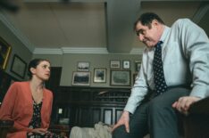 Molly Brown as Leslie and Richard Kind as Judge Jared Jeter in 'Evil' Season 4 Episode 12 'Fear of the Other'