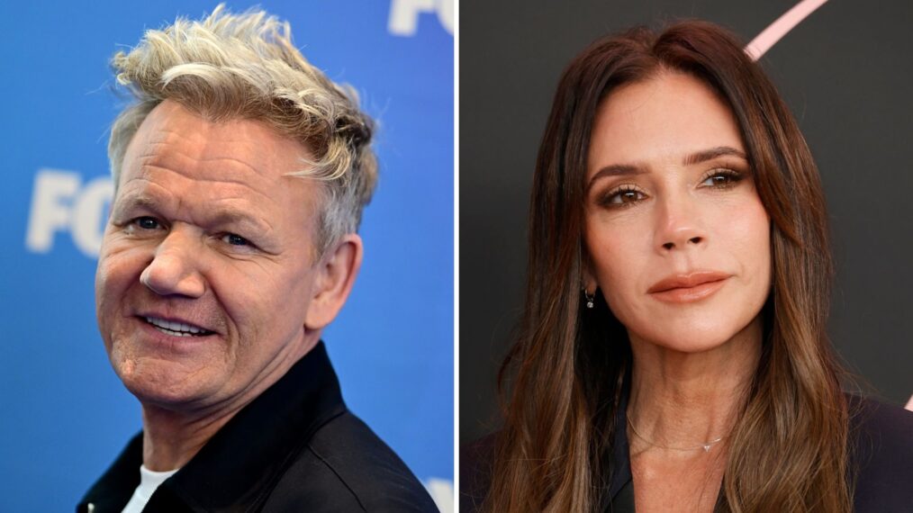 Gordon Ramsay and Victoria Beckham