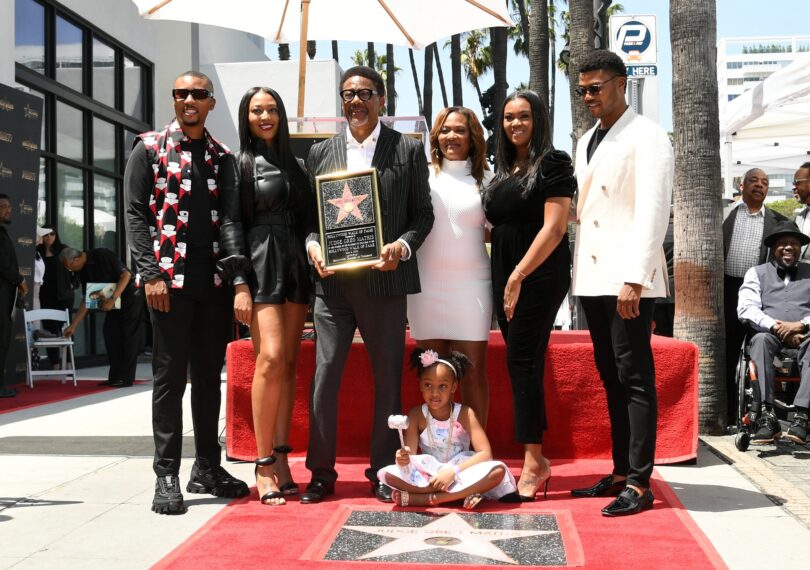 Greg Mathis and his family