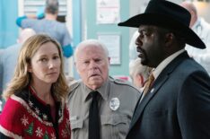 Judy Greer, Charles Cyphers, Omar J. Dorsey in 'Halloween Kills'