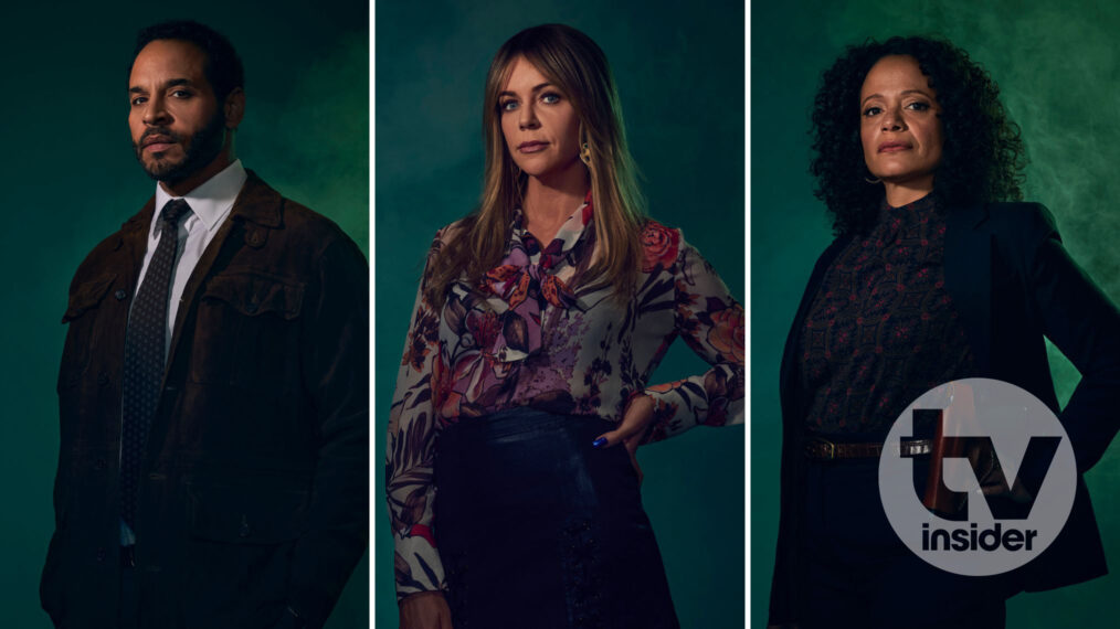 Daniel Sunjata, Kaitlin Olson, and Judy Reyes of 'High Potential'