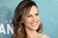 Hilary Swank attends the Lionsgate's 'Ordinary Angels' New York Premiere at SVA Theater on February 19, 2024 in New York City.