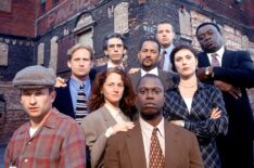 Reed Diamond, Richard Belzer, Clark Johnson, Michelle Forbes, Kyle Secor, Yaphet Kotto, Max Perlich, Melissa Leo, Andre Braugher of 'Homicide: Life on the Street'