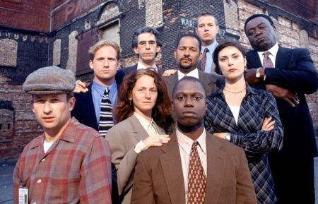 Reed Diamond, Richard Belzer, Clark Johnson, Michelle Forbes, Kyle Secor, Yaphet Kotto, Max Perlich, Melissa Leo, Andre Braugher of 'Homicide: Life on the Street'