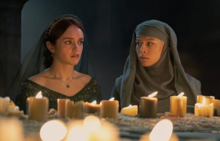 Olivia Cooke as Alicent, Emma D'Arcy as Rhaenyra in 'House of the Dragon' Season 2 Episode 3