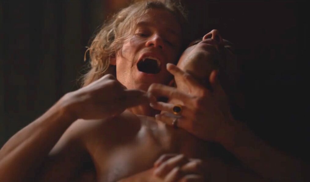 Jacob Anderson and Sam Reid as Louis and Lestat in 'Interview With the Vampire' Season 1 Episode 1