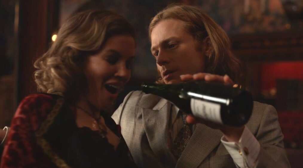 Maura Grace Athari as Antoinette and Sam Reid as Lestat in 'Interview With the Vampire' Season 1 Episode 3